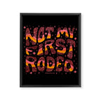 Not My First Rodeo Framed Canvas Print Gallery Image 8