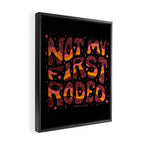 Not My First Rodeo Framed Canvas Print Gallery Image 2