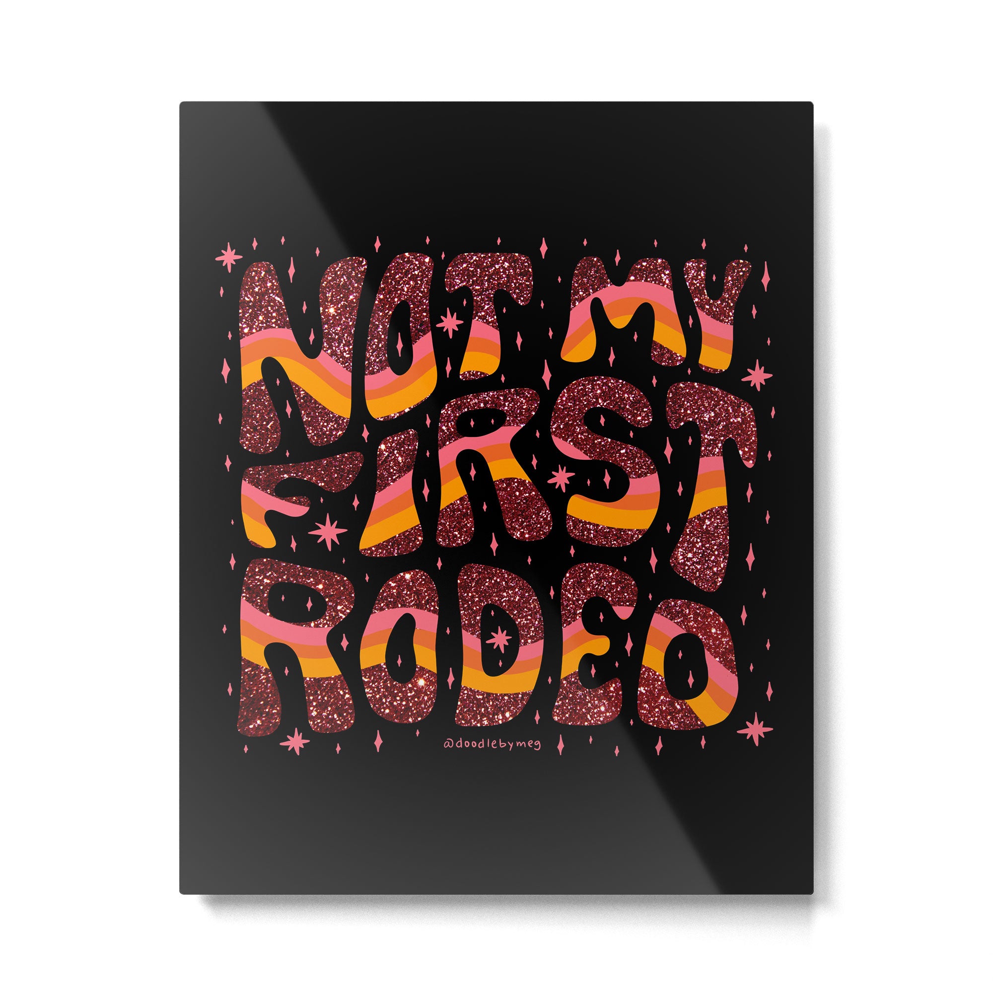 Not My First Rodeo Metal Print Gallery Image 6