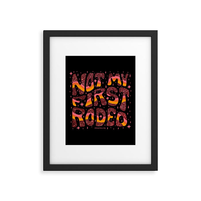 Not My First Rodeo Framed Art Print Gallery Image 1