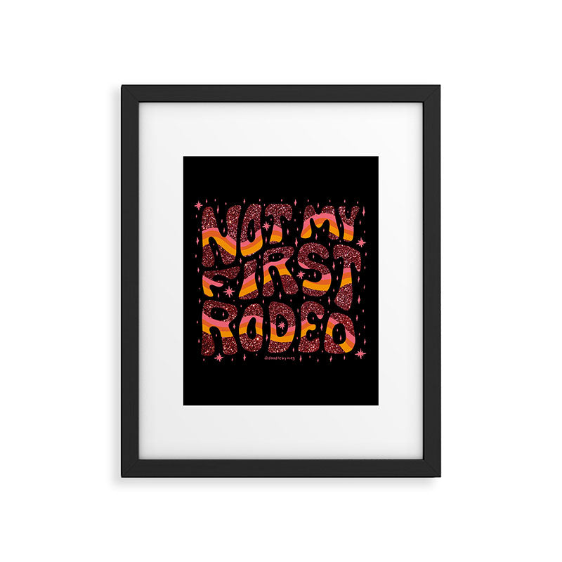 Not My First Rodeo Framed Art Print Gallery Image 6