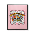 Nothing on the Internet is Real Framed Canvas Print Gallery Image 8