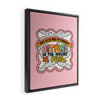 Nothing on the Internet is Real Framed Canvas Print Gallery Image 2