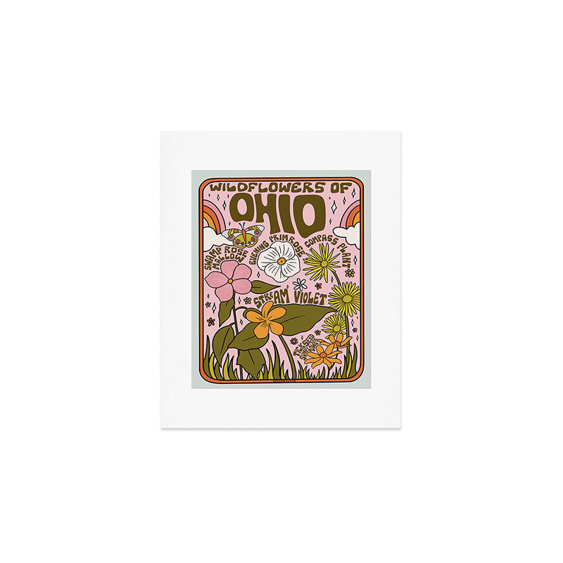 Ohio Wildflowers Art Print Gallery Image 1