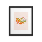 Ok With Cancelled Plans Framed Art Print Gallery Image 6