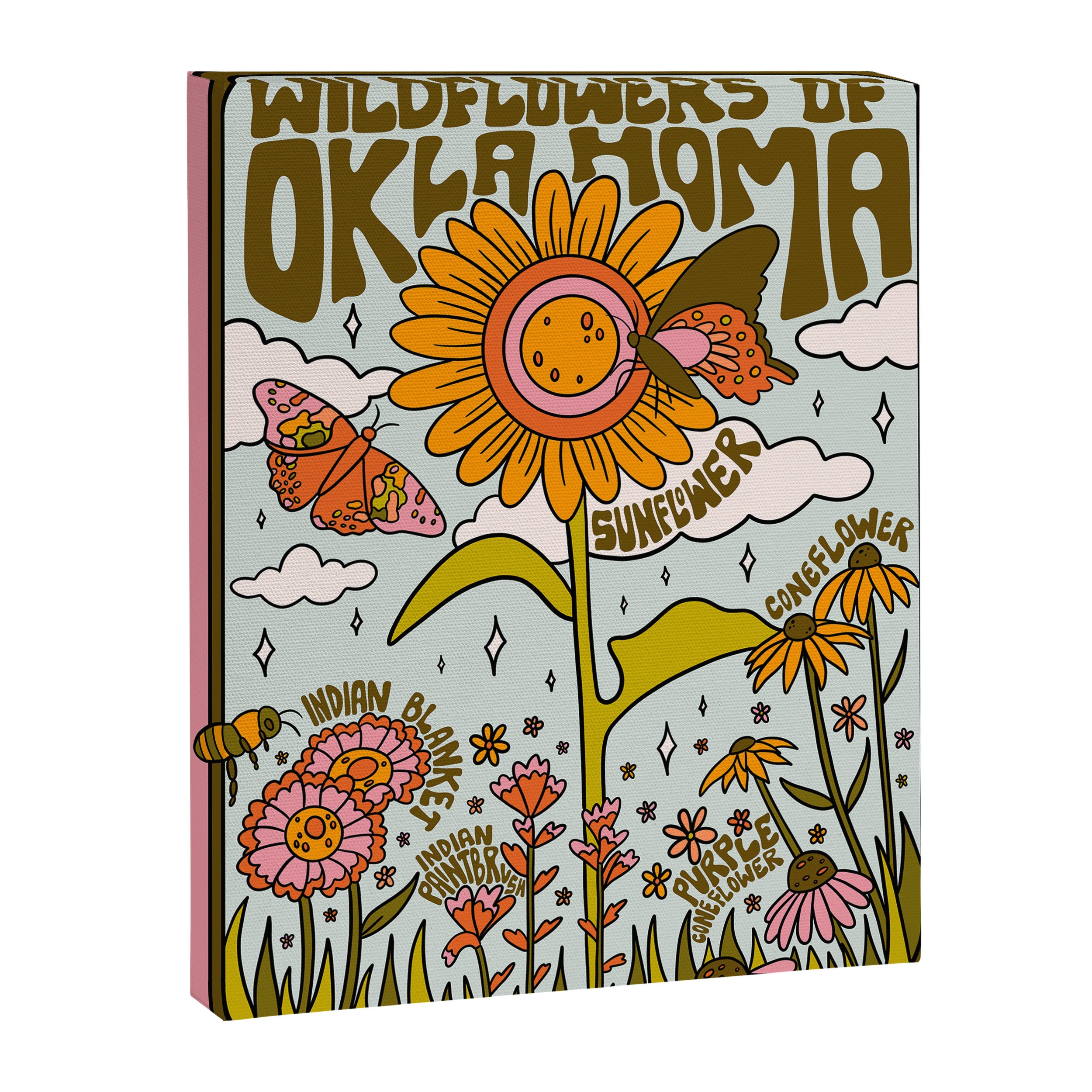Oklahoma Wildflowers Canvas Print Gallery Image 6