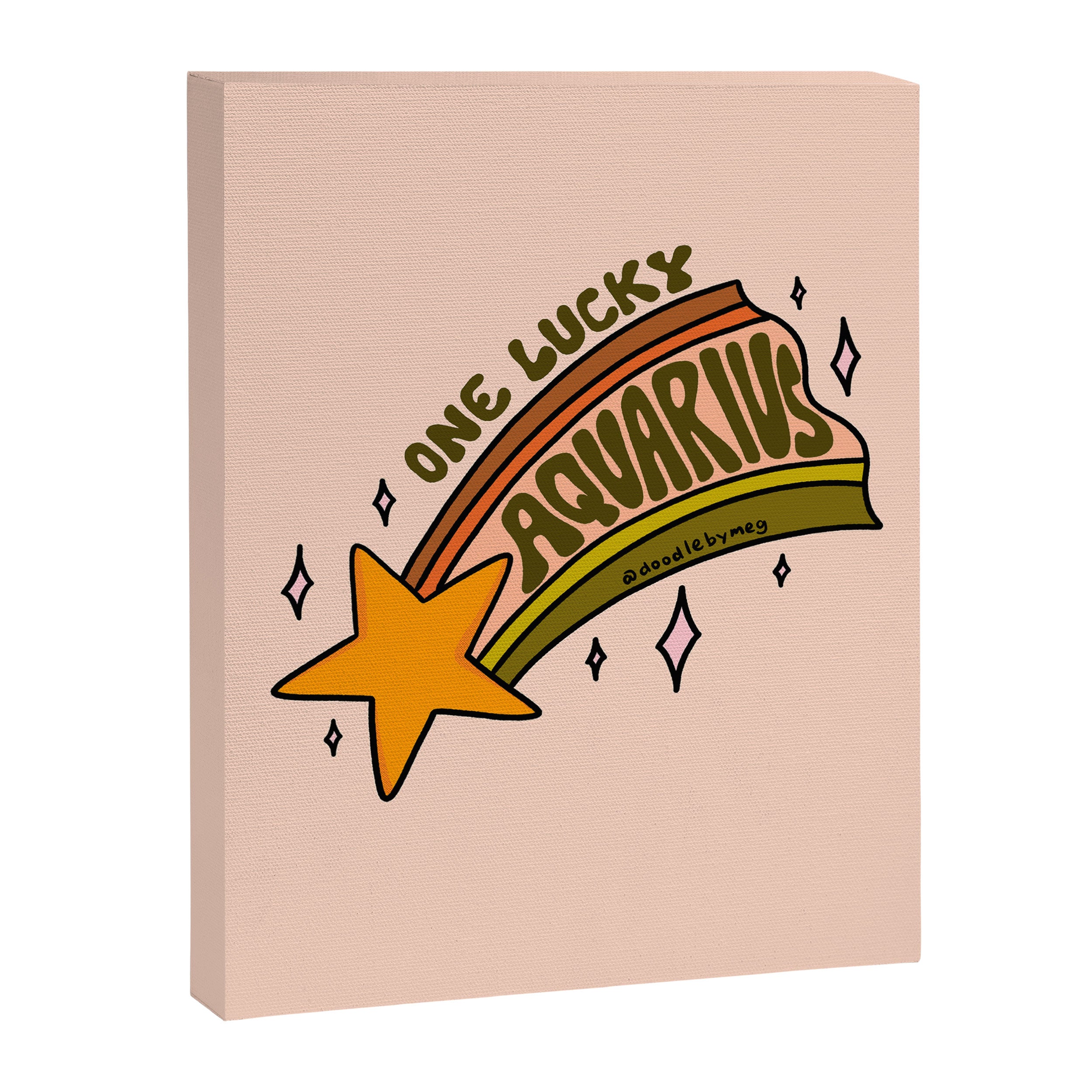 One Lucky Aquarius Canvas Print Gallery Image 8