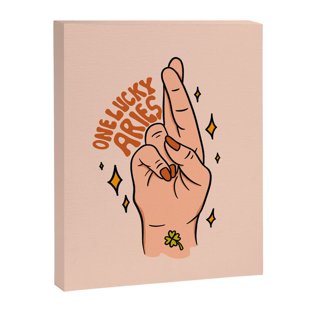One Lucky Aries Canvas Print Gallery Image 8