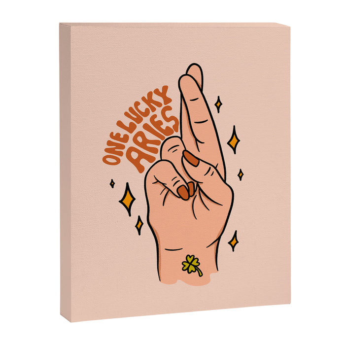 One Lucky Aries Canvas Print Gallery Image 1