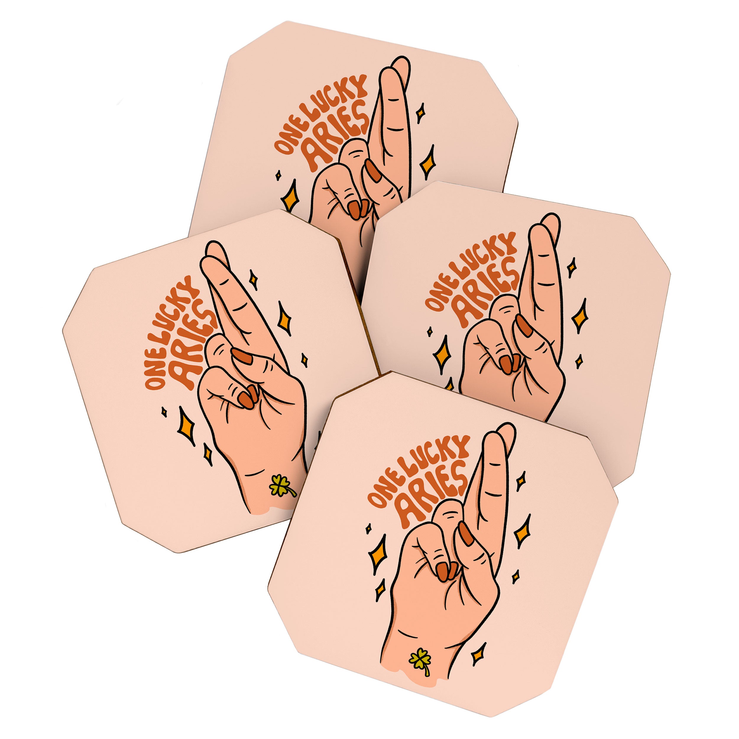 One Lucky Aries Coaster Gallery Image 1