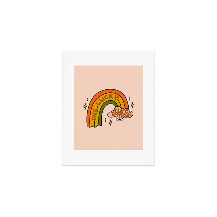 One Lucky Cancer Art Print Gallery Image 1