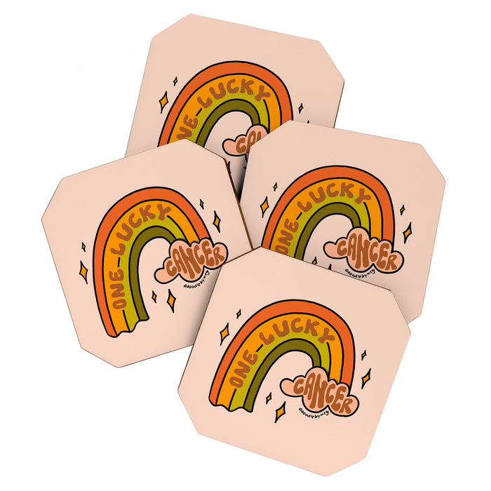 One Lucky Cancer Coaster Gallery Image 1