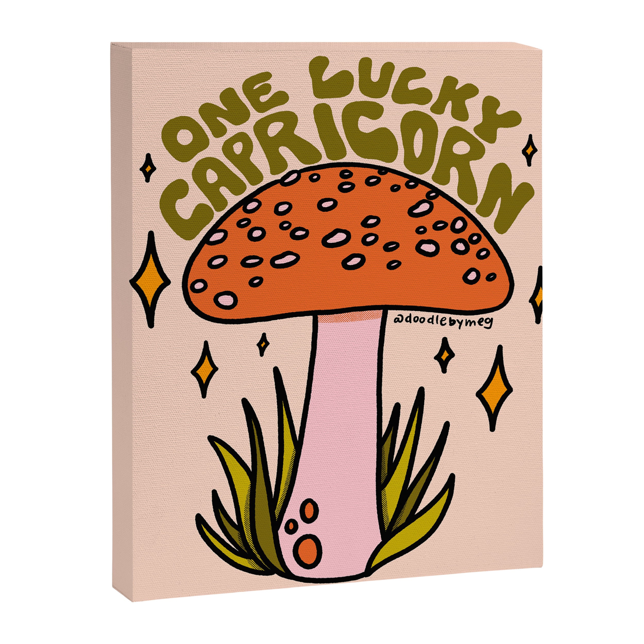 One Lucky Capricorn Canvas Print Gallery Image 8