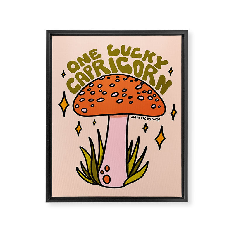 One Lucky Capricorn Framed Canvas Print Gallery Image 8