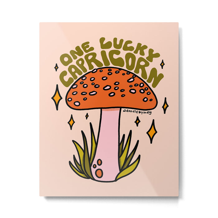 One Lucky Capricorn Metal Print Gallery Image 1