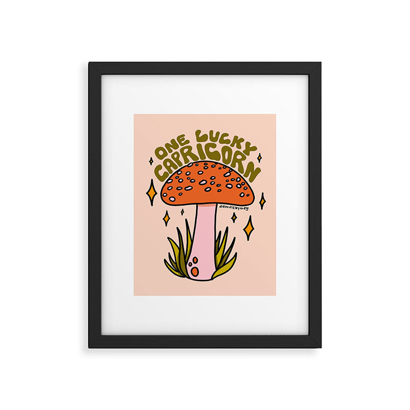One Lucky Capricorn Framed Art Print Gallery Image 6