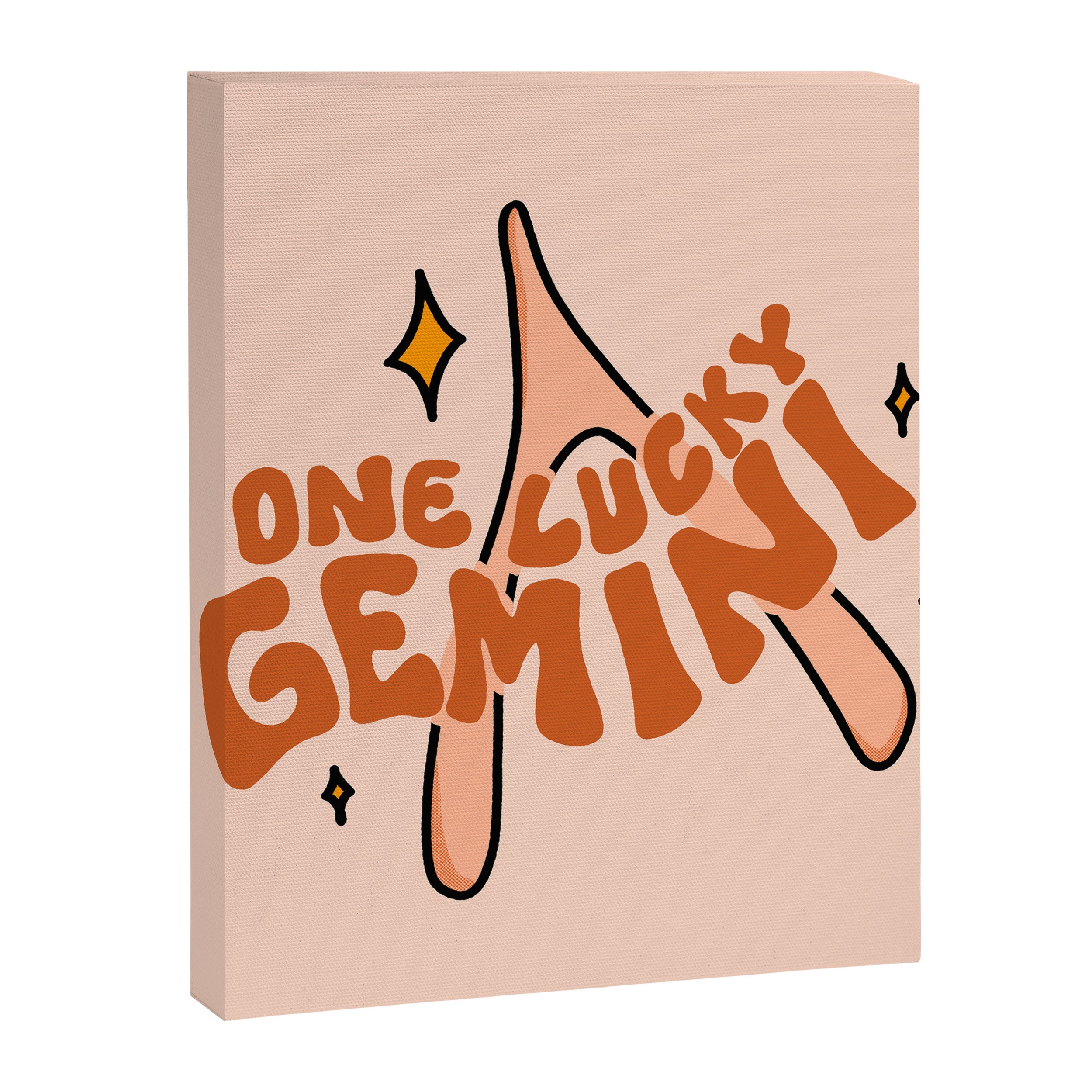 One Lucky Gemini Canvas Print Gallery Image 8