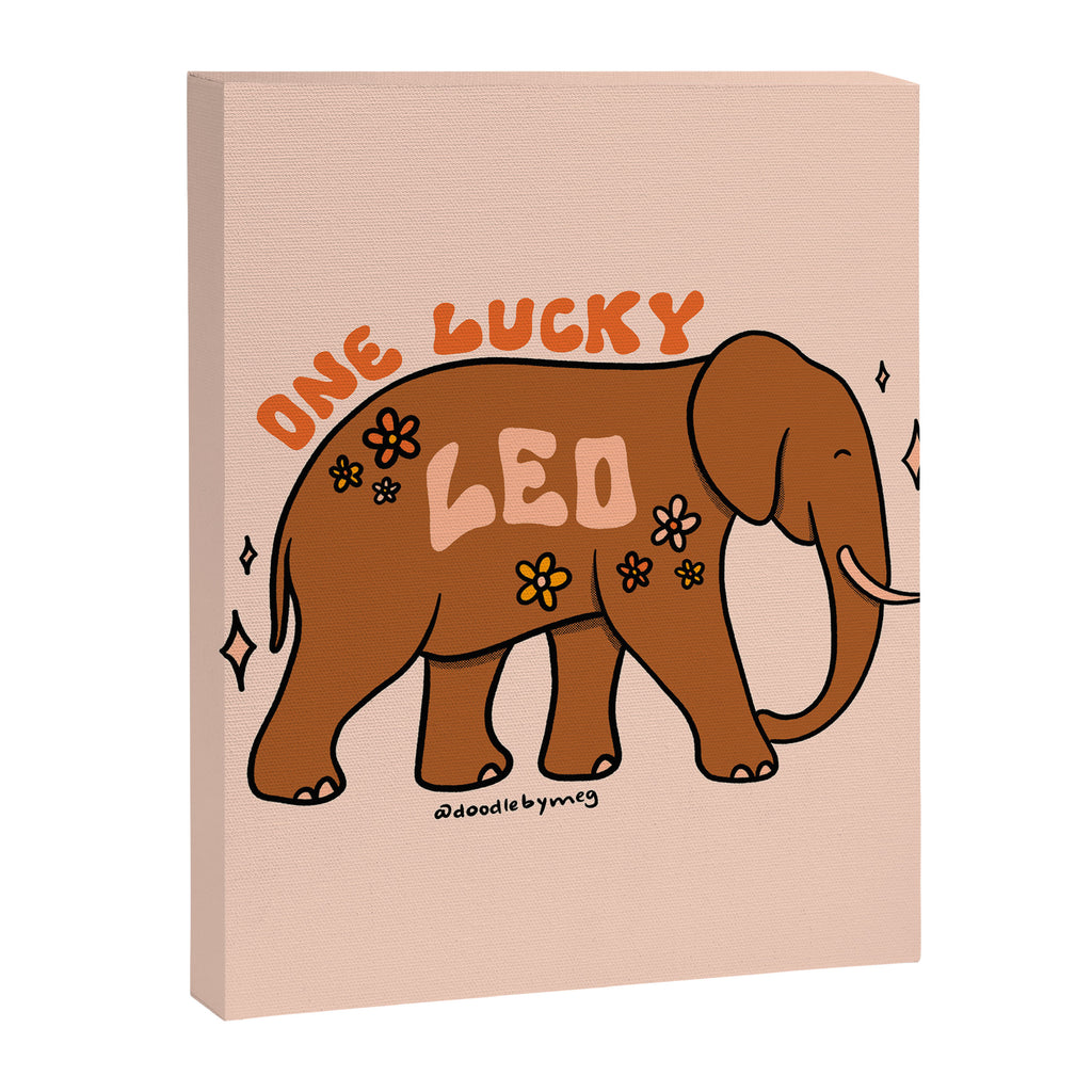 One Lucky Leo Canvas Print Gallery Image 8