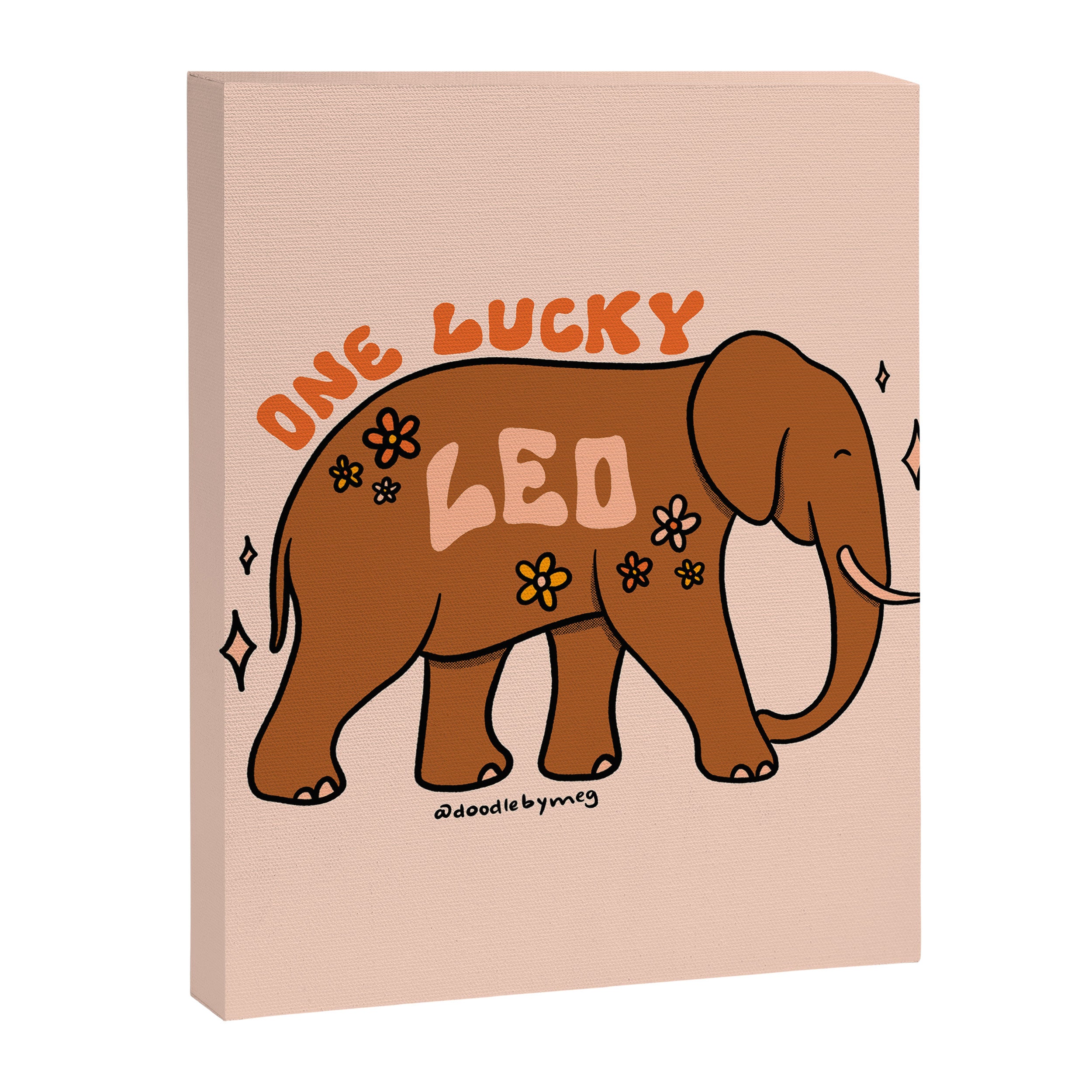 One Lucky Leo Canvas Print Gallery Image 8