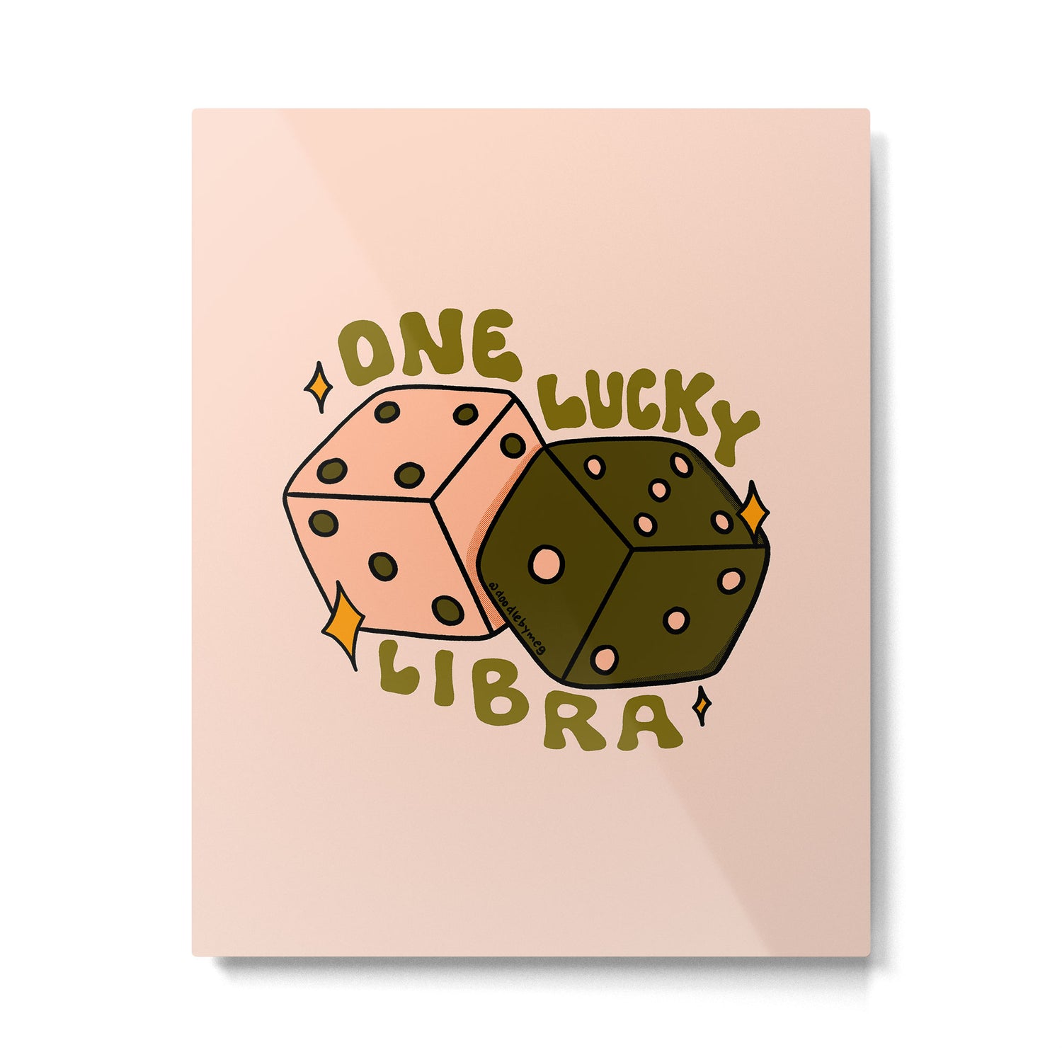 One Lucky Libra Metal Print Gallery Image 6