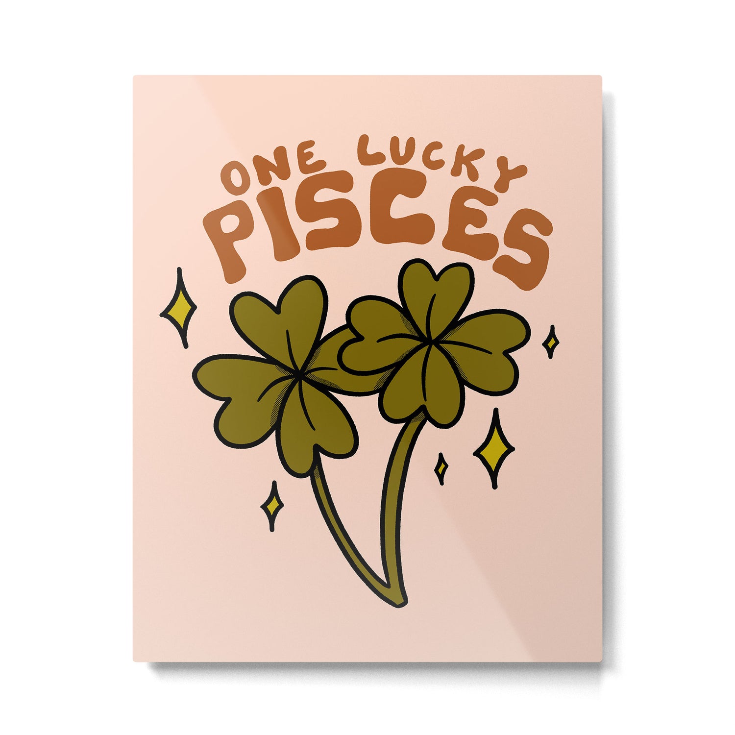 One Lucky Pisces Metal Print Gallery Image 6