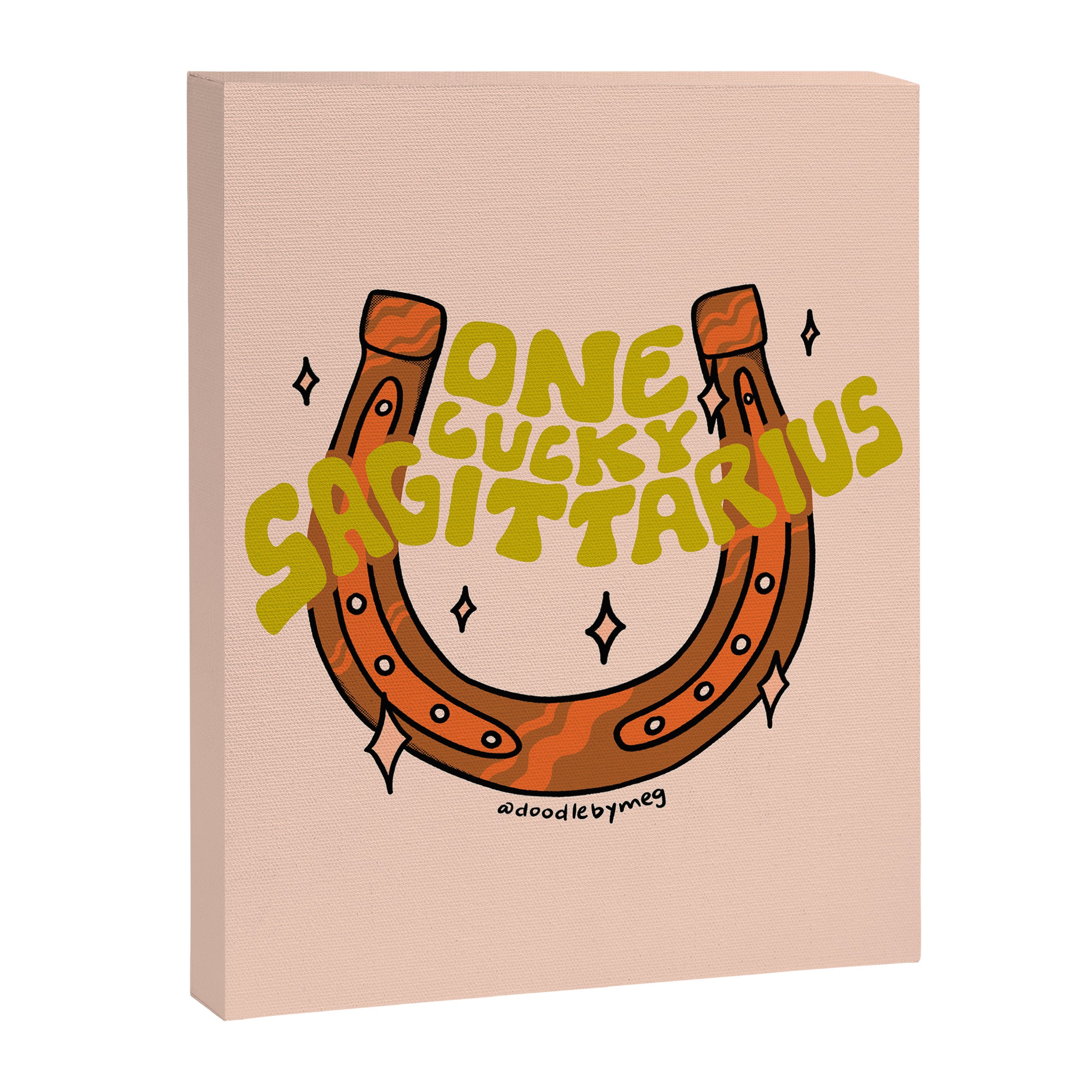 One Lucky Sagittarius Canvas Print Gallery Image 8