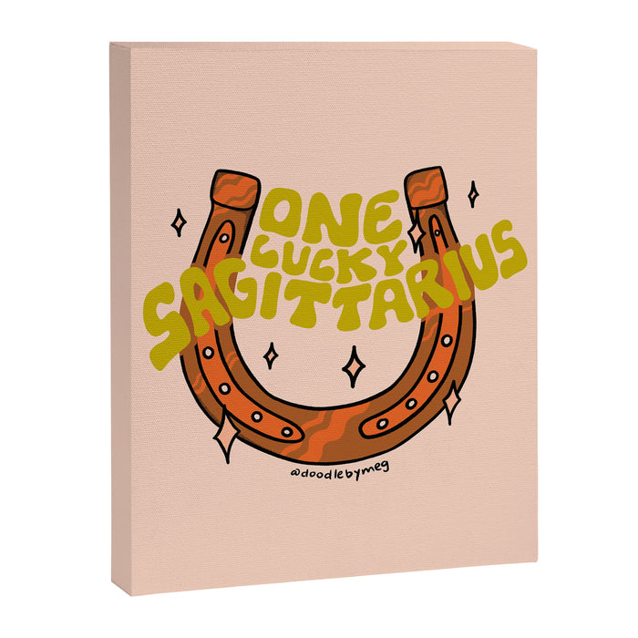 One Lucky Sagittarius Canvas Print Gallery Image 1