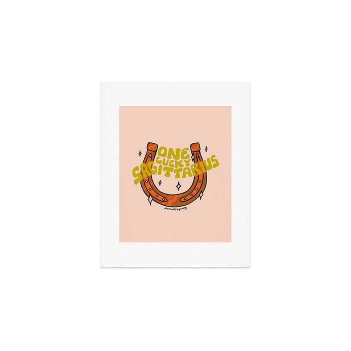 One Lucky Sagittarius Art Print Gallery Image 1
