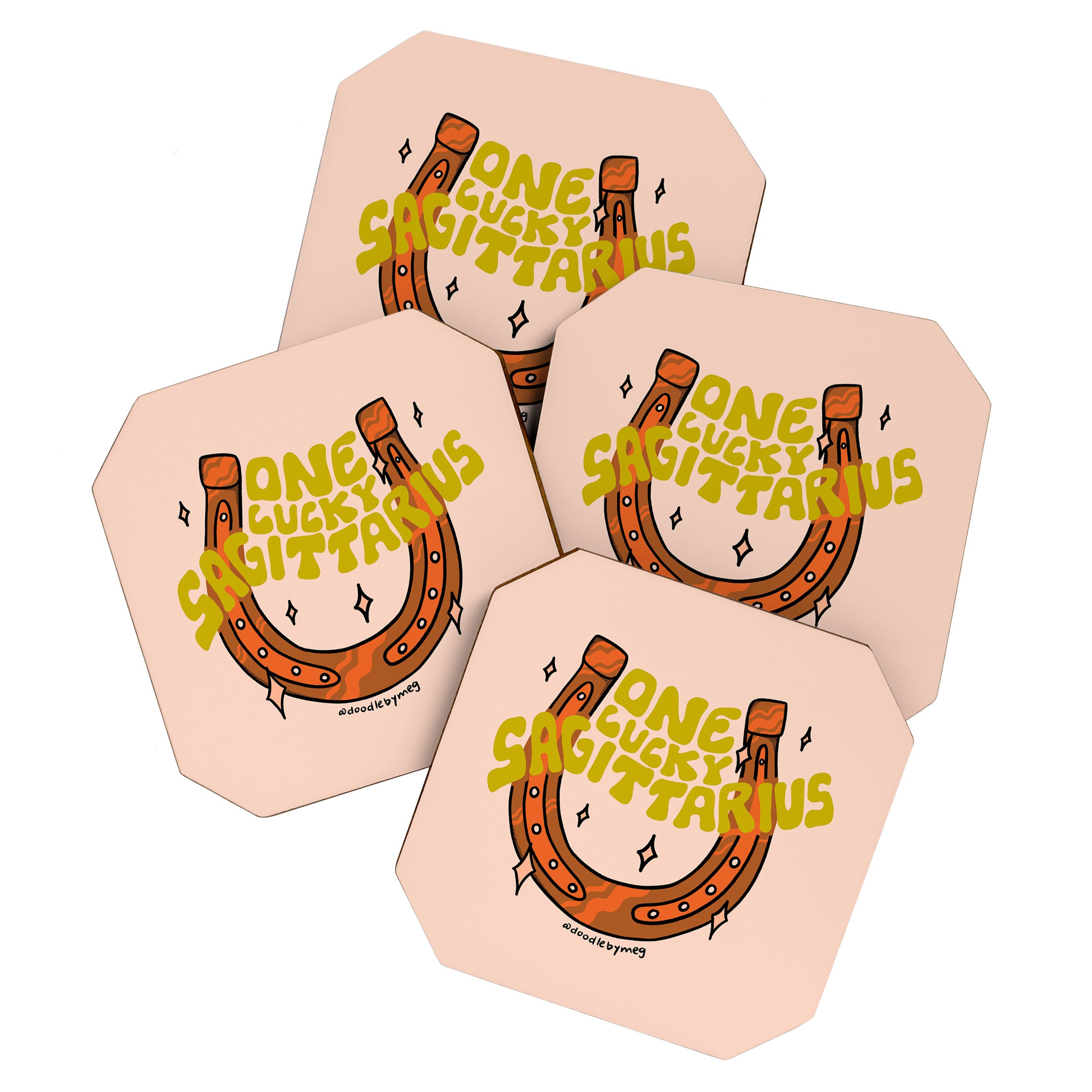 One Lucky Sagittarius Coaster Gallery Image 1