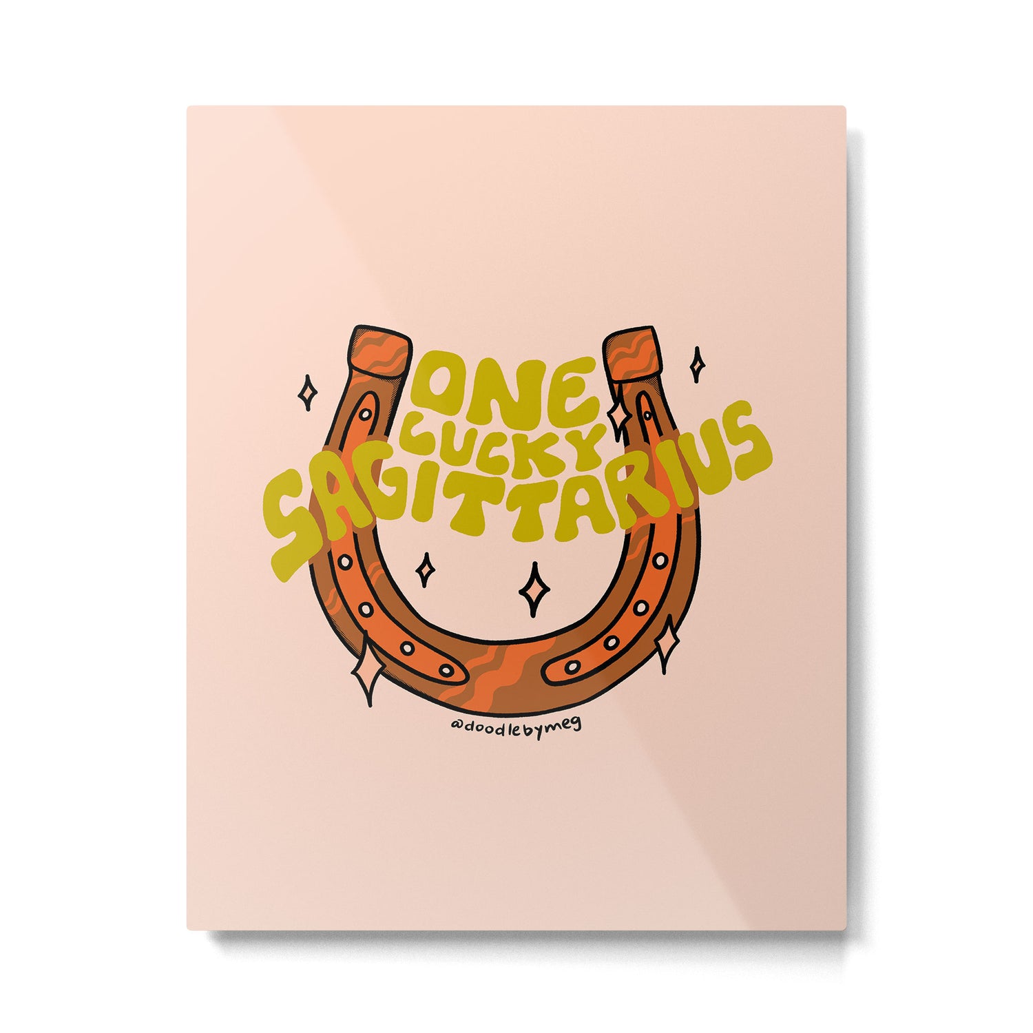 One Lucky Sagittarius Metal Print Gallery Image 6