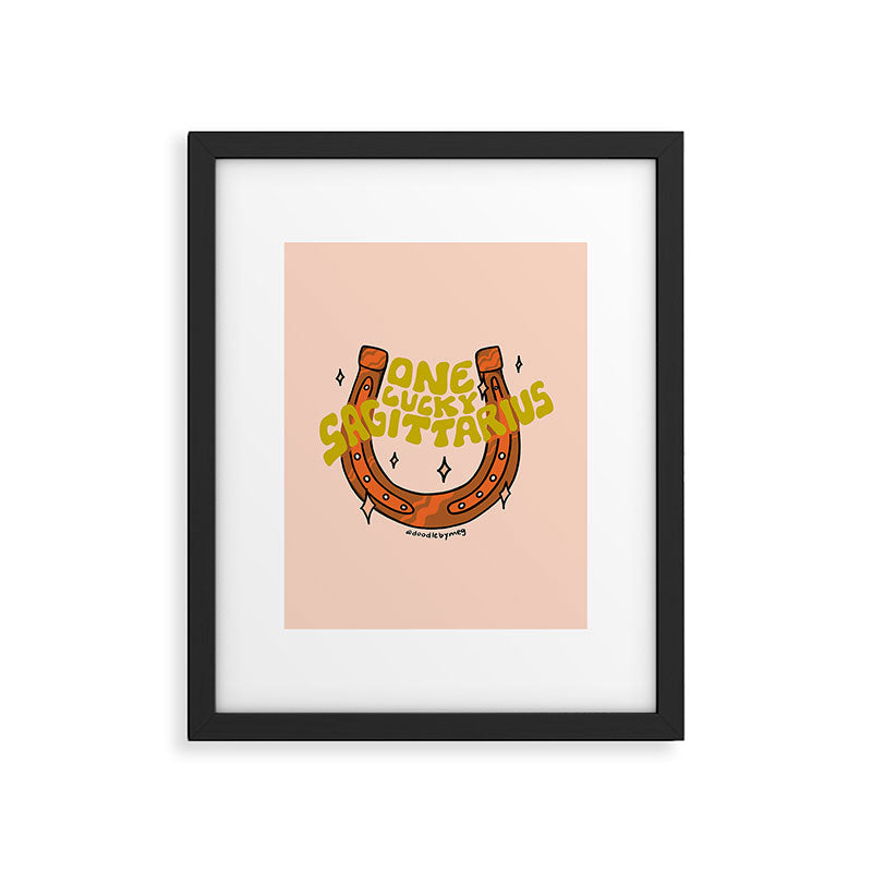 One Lucky Sagittarius Framed Art Print Gallery Image 6