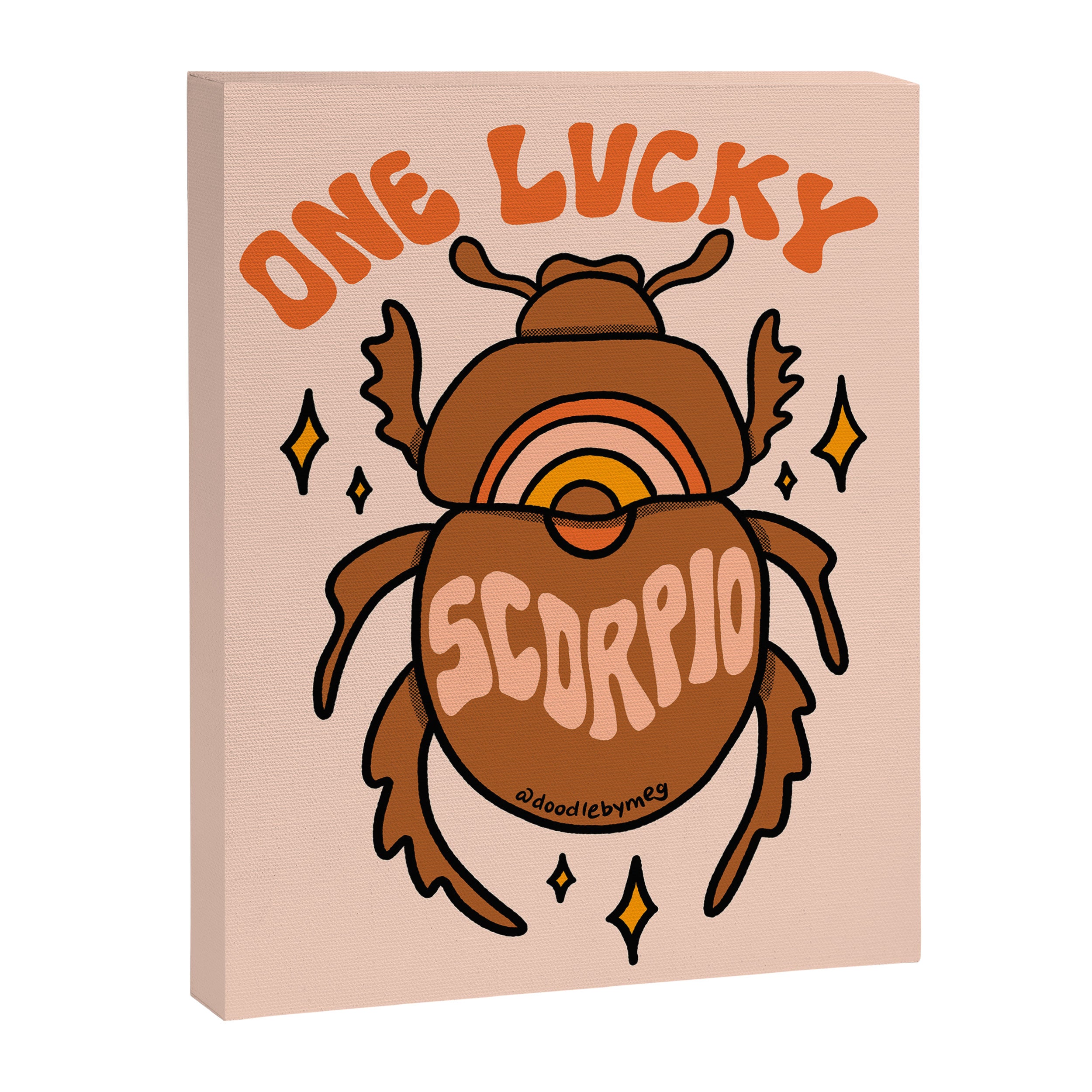 One Lucky Scorpio Canvas Print Gallery Image 8