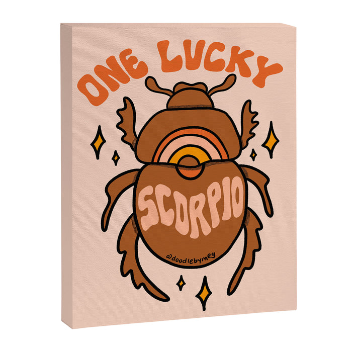 One Lucky Scorpio Canvas Print Gallery Image 1