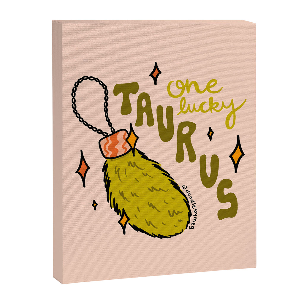 One Lucky Taurus Canvas Print Gallery Image 8