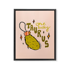 One Lucky Taurus Framed Canvas Print Gallery Image 8