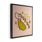 One Lucky Taurus Framed Canvas Print Gallery Image 2