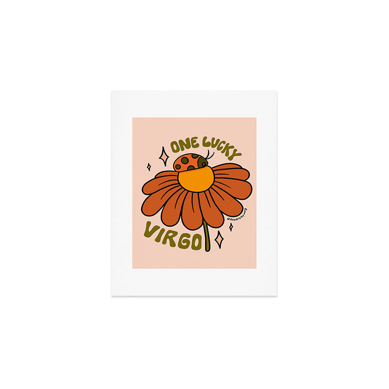 One Lucky Virgo Art Print Gallery Image 1