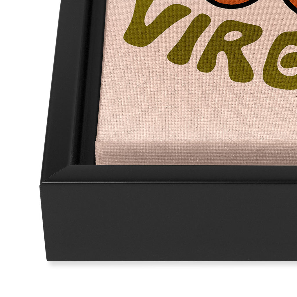 One Lucky Virgo Framed Canvas Print Gallery Image 3