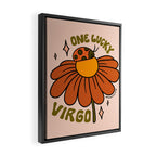 One Lucky Virgo Framed Canvas Print Gallery Image 2