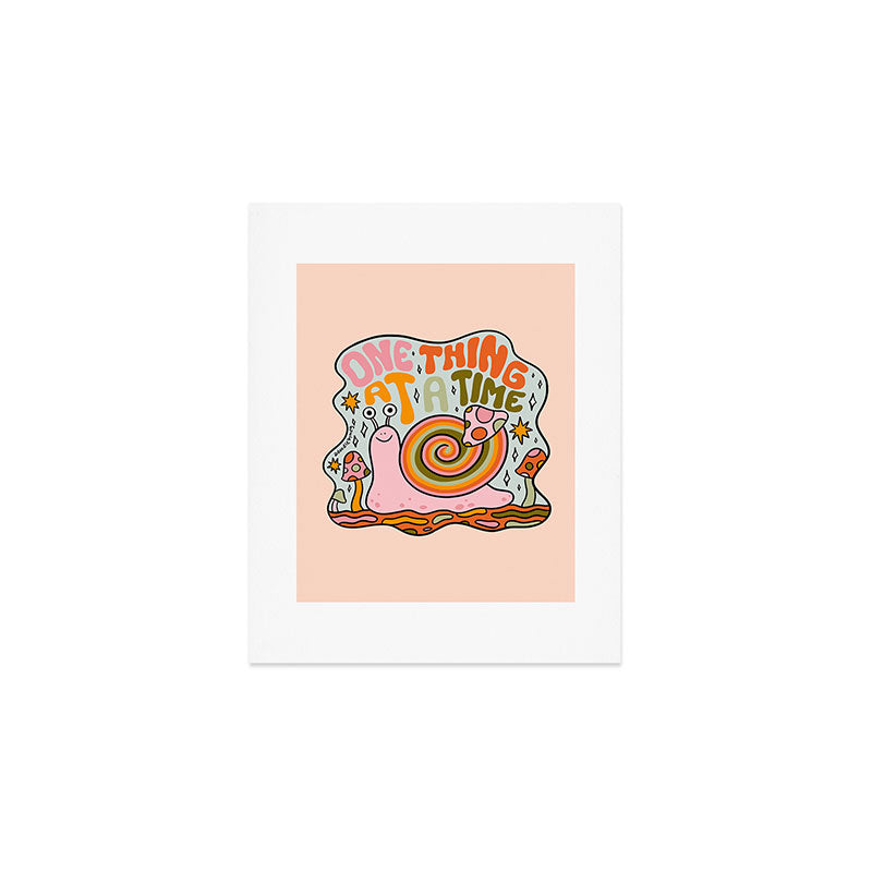 One Thing at a Time Art Print Gallery Image 1