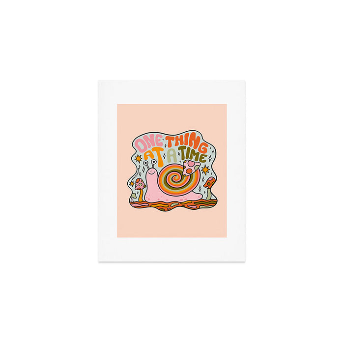 One Thing at a Time Art Print Gallery Image 1