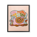 One Thing at a Time Framed Canvas Print Gallery Image 8