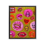 Patch Print Framed Canvas Print Gallery Image 8