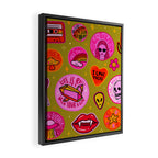 Patch Print Framed Canvas Print Gallery Image 2