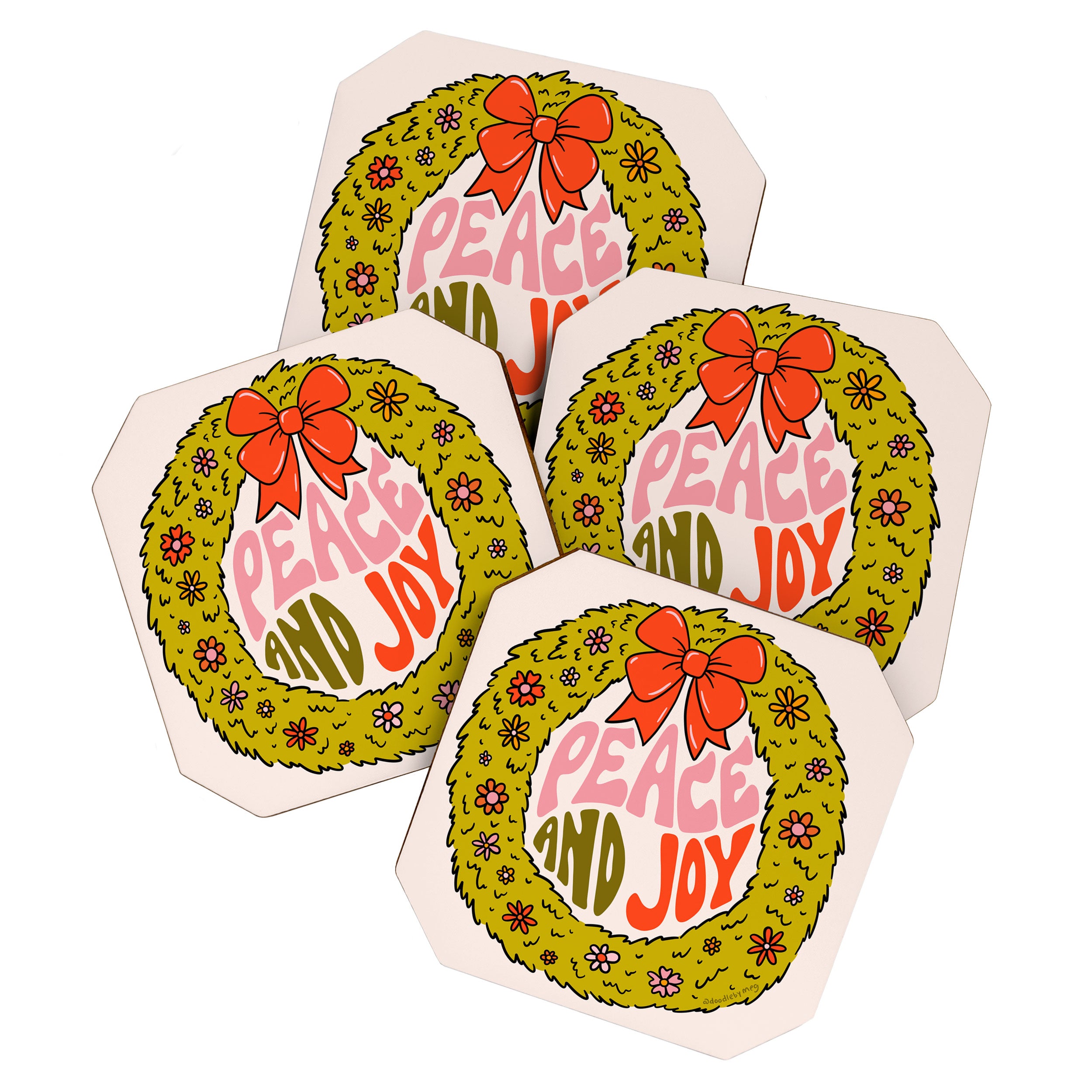 Peace and Joy Coaster Gallery Image 1