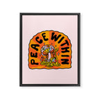 Peace Within Framed Canvas Print Gallery Image 8