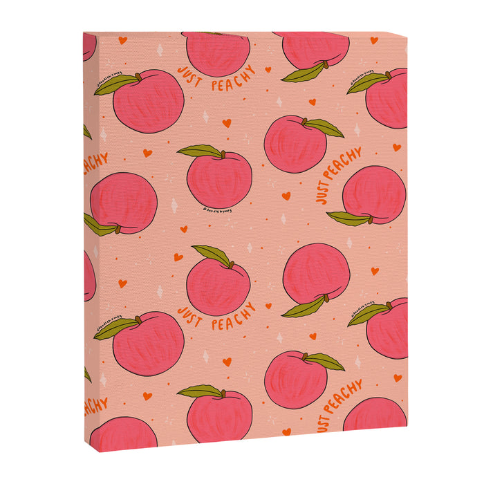 Peach Print Canvas Print Gallery Image 1