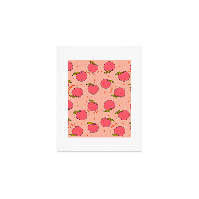 Peach Print Art Print Gallery Image 1