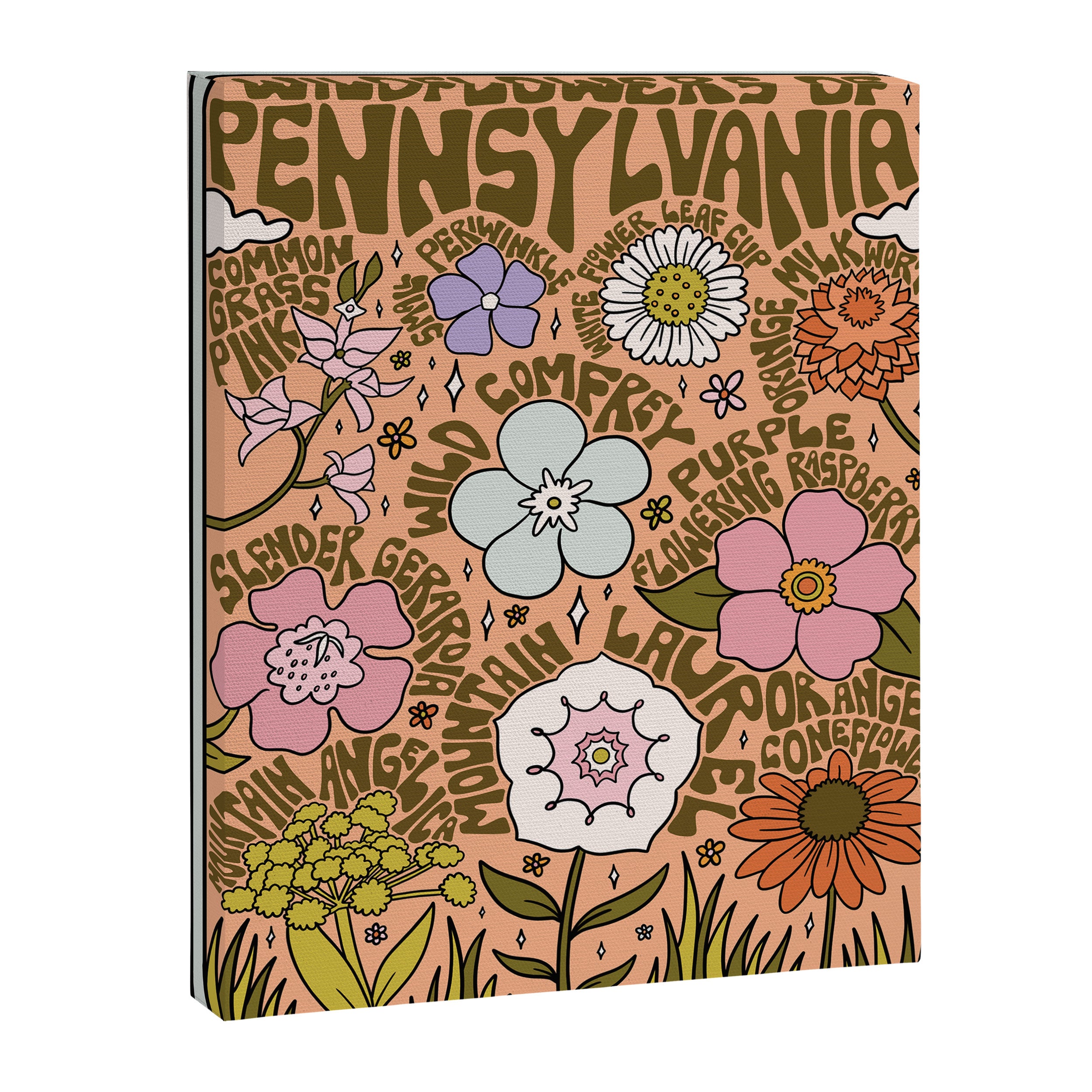 Pennsylvania Wildflowers Canvas Print Gallery Image 8