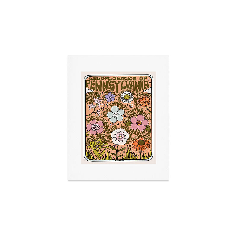 Pennsylvania Wildflowers Art Print Gallery Image 1